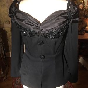 OFF THE SHOULDER SEXY BEADED TOP